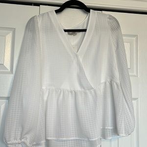 White never been worn blouse!